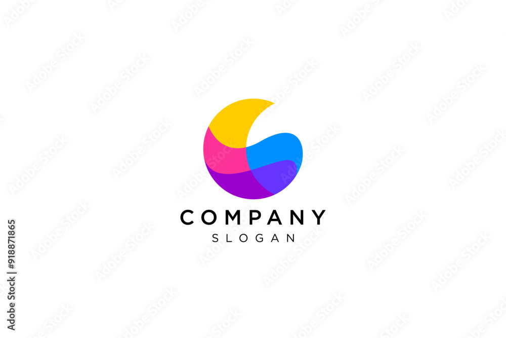 G colorful design logo G colorful design logo