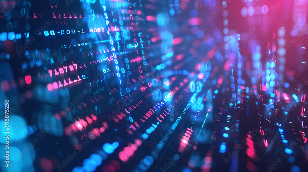 Code matrix technology background Code matrix technology background