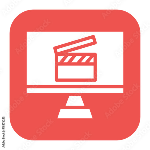Webcast icon vector image. Can be used for Live Streaming.