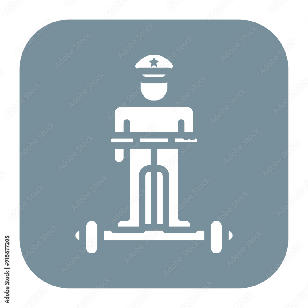 Police Officer On Self Balancing Transporter icon vector image. Can be used for Personal Transportation. Police Officer On Self Balancing Transporter icon vector image. Can be used for Personal Transportation.