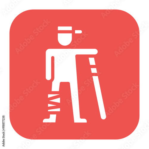 Skateboard Injury icon vector image. Can be used for Personal Transportation.