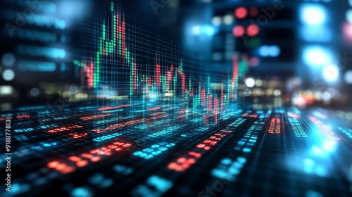 Dynamic Stock Market Data with Trading Graphs