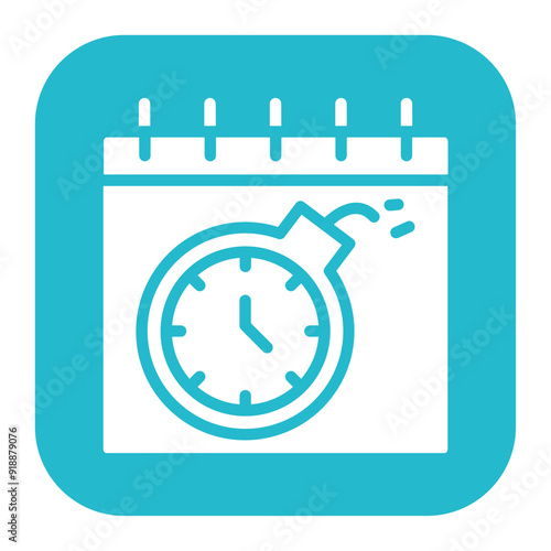 Deadlines icon vector image. Can be used for Action Plan.