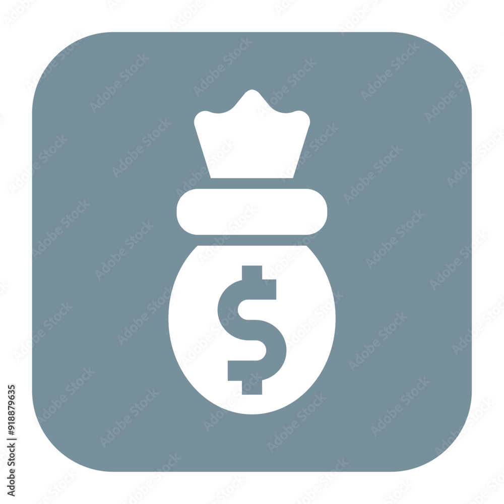 Money Bag icon vector image. Can be used for Loan. Money Bag icon vector image. Can be used for Loan.