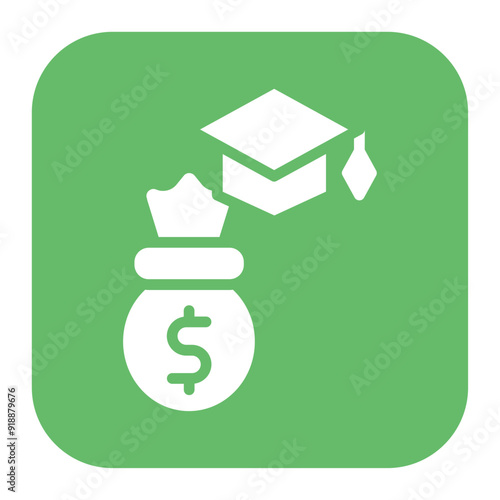 Student Loan icon vector image. Can be used for Loan.