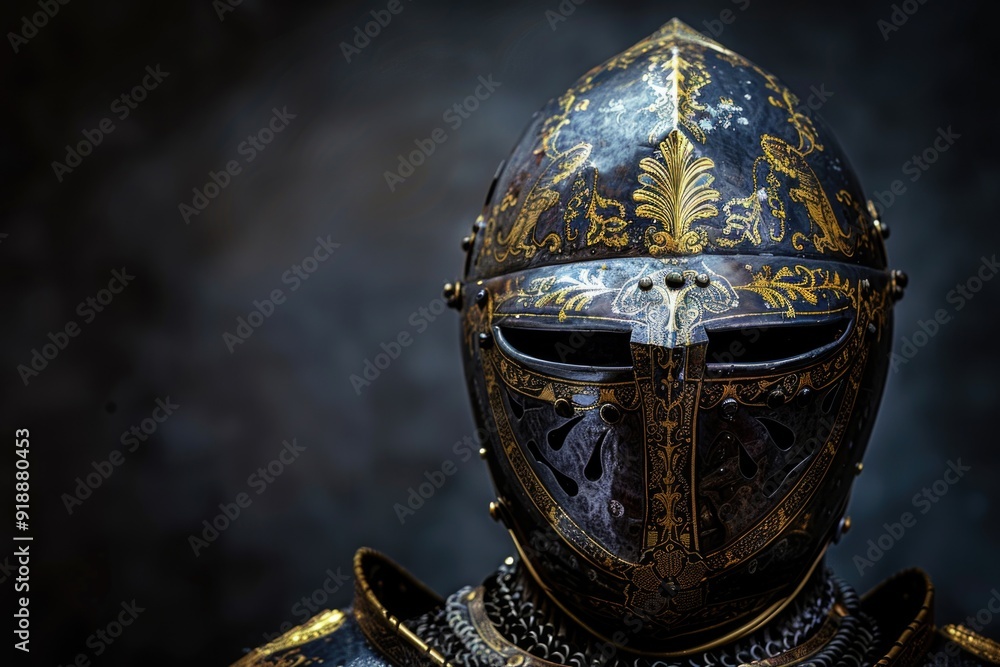 A detailed view of a helmet worn by an individual, suitable for use in various contexts A detailed view of a helmet worn by an individual, suitable for use in various contexts