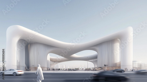 Futuristic Architectural Design of a Modern Building