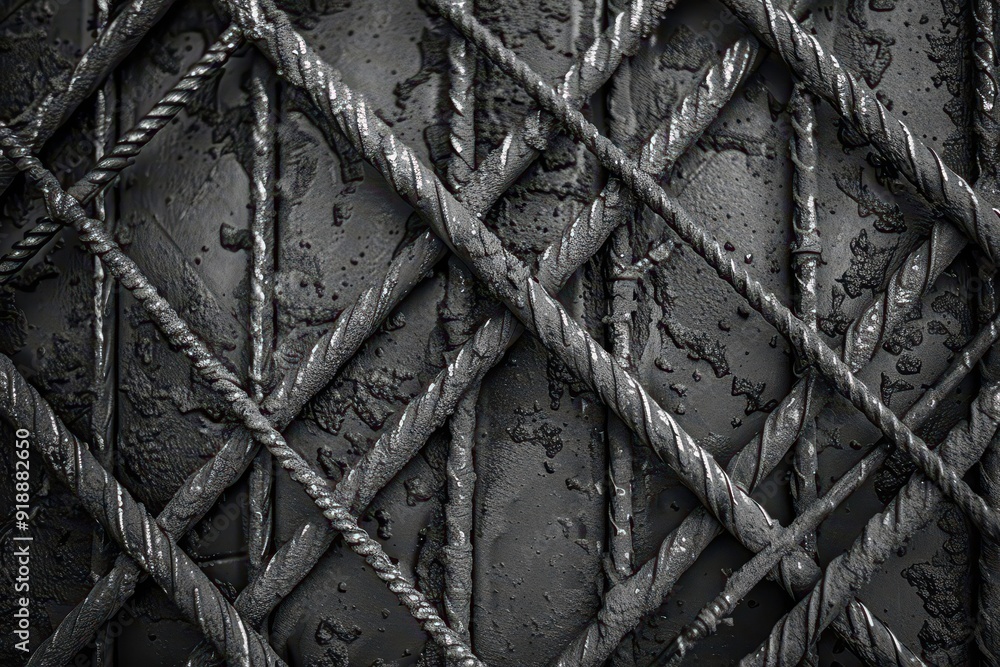 Deformed steel bars for construction background close up texture Deformed steel bars for construction background close up texture