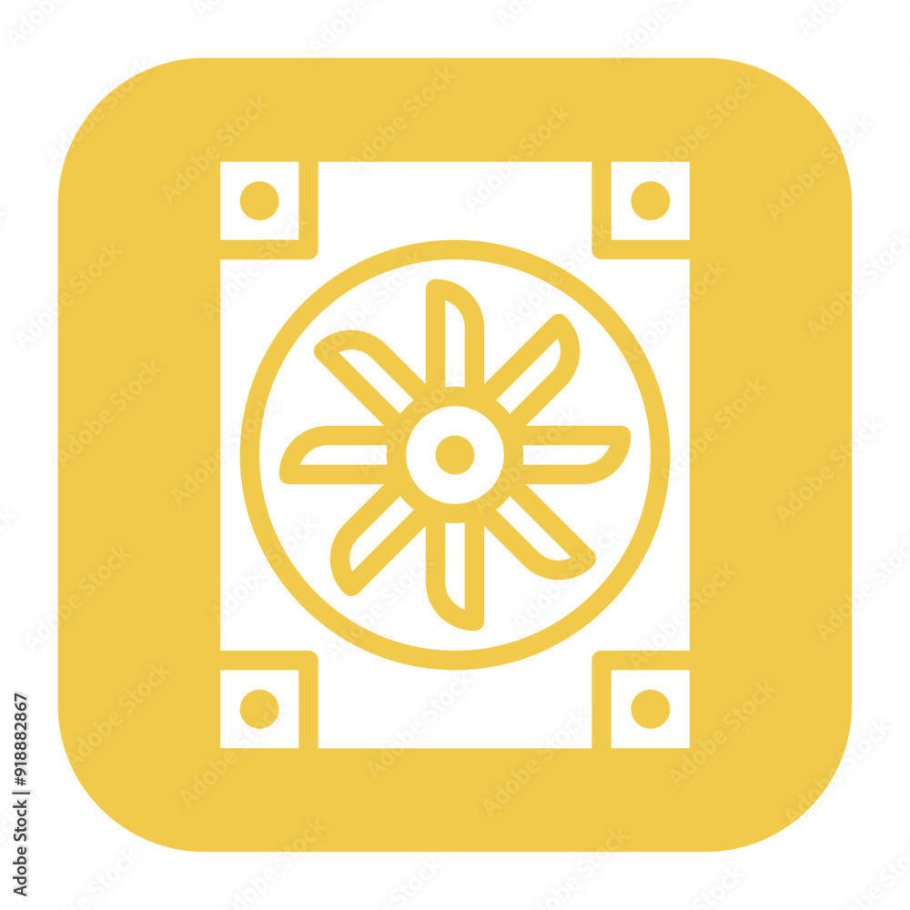 Cooling Fan icon vector image. Can be used for Additive Maufacturing. Cooling Fan icon vector image. Can be used for Additive Maufacturing.