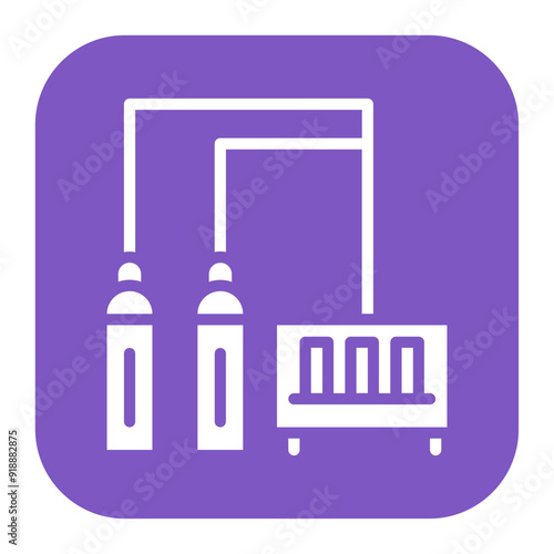 Curing Chamber icon vector image. Can be used for Additive Maufacturing.