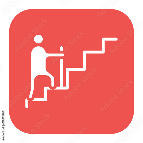 Climbing Grade icon vector image. Can be used for Rock Climbing.