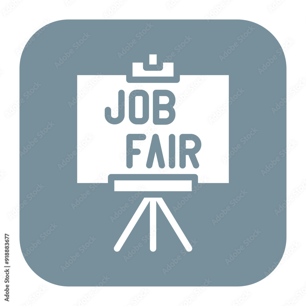 Job Fair Banner icon vector image. Can be used for Job Fair. Job Fair Banner icon vector image. Can be used for Job Fair.