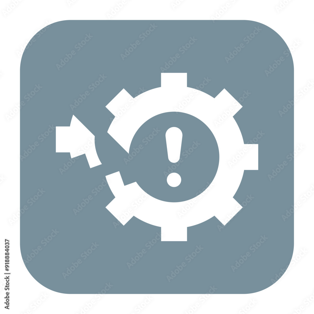 Operational Disruption icon vector image. Can be used for Business Risks. Operational Disruption icon vector image. Can be used for Business Risks.