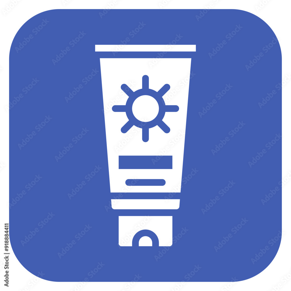 Sunscreen Application icon vector image. Can be used for Sun Protection. Sunscreen Application icon vector image. Can be used for Sun Protection.