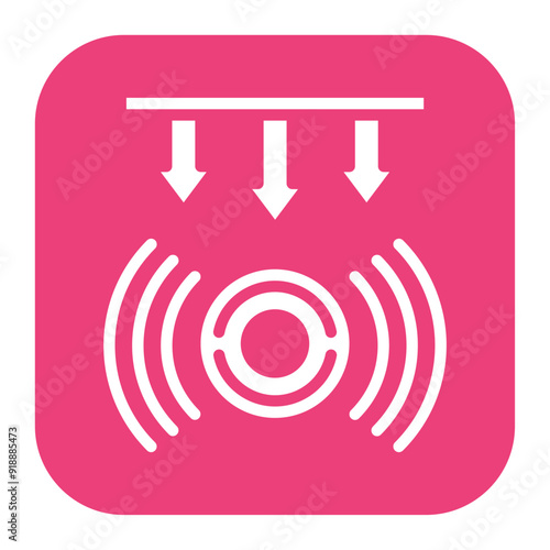 Force Sensor icon vector image. Can be used for Sensors.