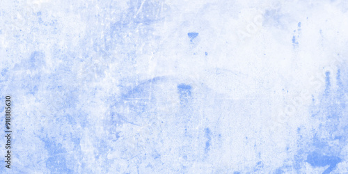 Abstract blue stone wall background. Pastel blue and white concrete stone texture. raster illustration watercolor stains background. Abstract creative blue painted Paper textured design template.