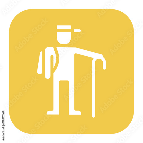 Refugee icon vector image. Can be used for World Refugee Day.