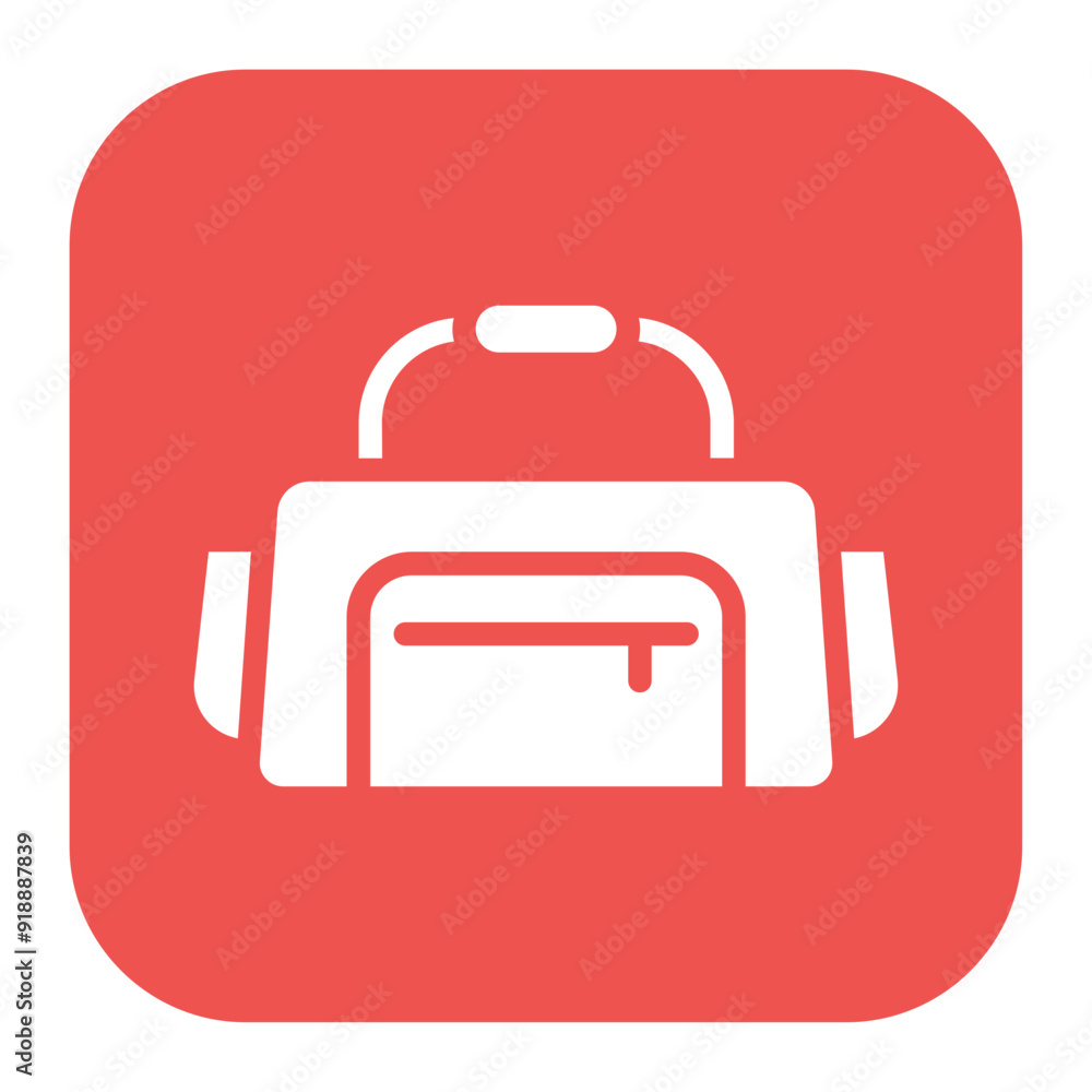 Gym Bag icon vector image. Can be used for Fitness. Gym Bag icon vector image. Can be used for Fitness.