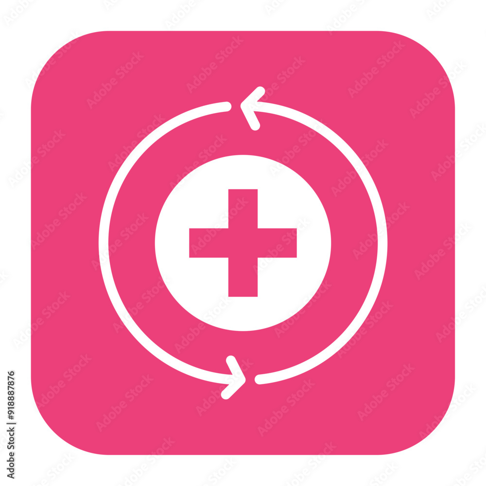 Obraz premium Recovery icon vector image. Can be used for Fitness.