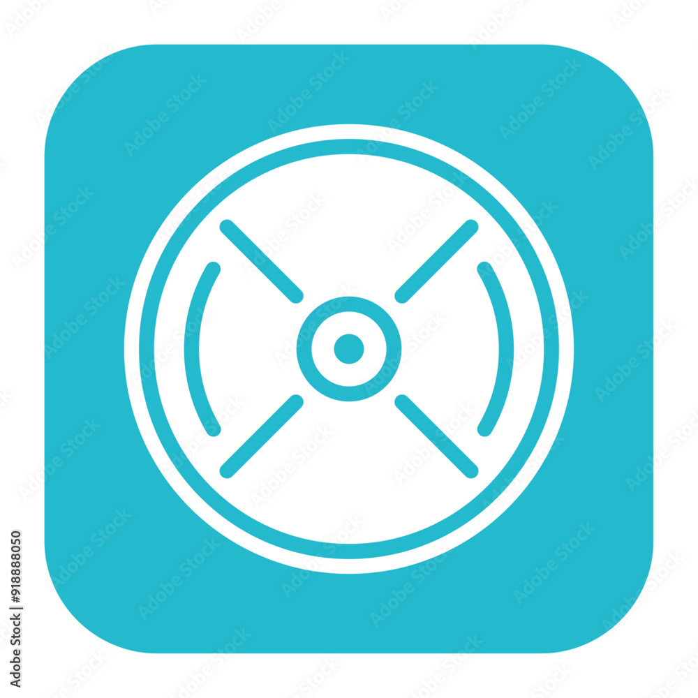 Weight Plate icon vector image. Can be used for Fitness. Weight Plate icon vector image. Can be used for Fitness.