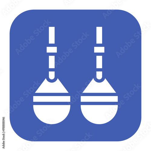TRX Suspension Training icon vector image. Can be used for Fitness.
