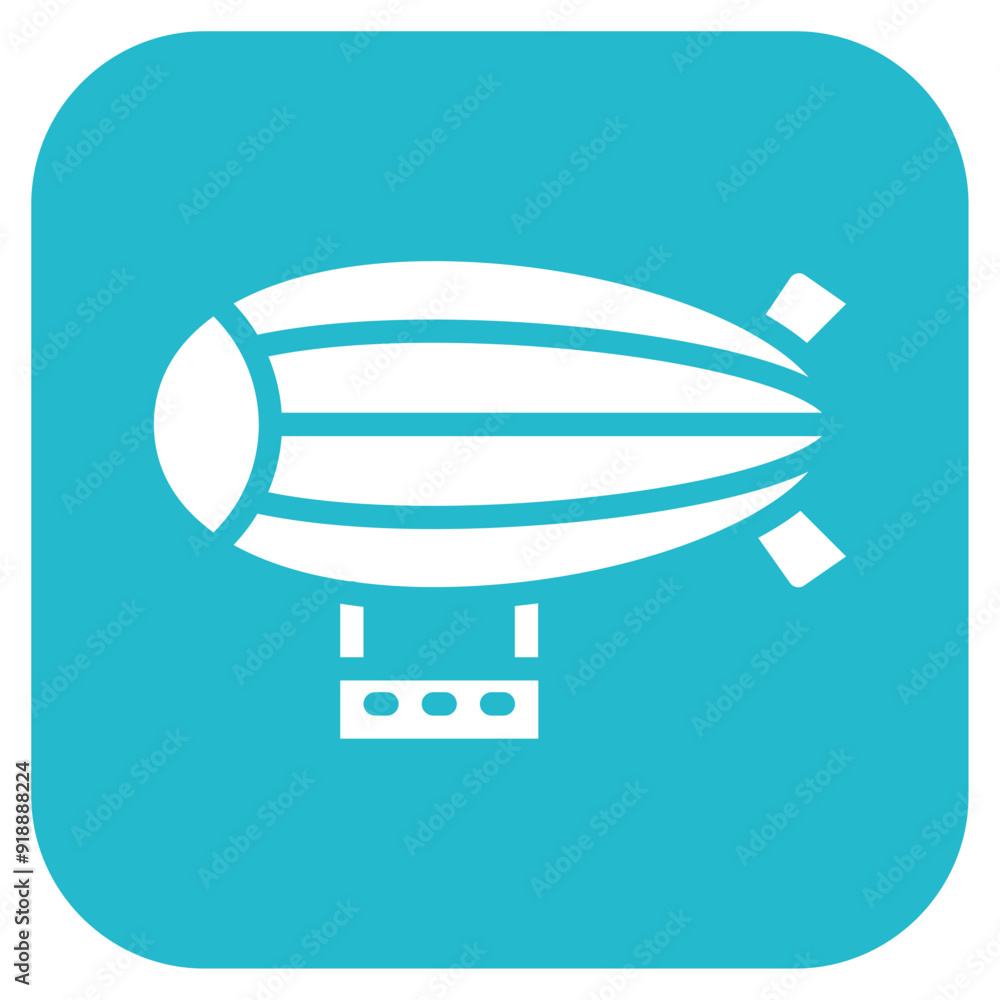 Airship icon vector image. Can be used for Airplane. Airship icon vector image. Can be used for Airplane.