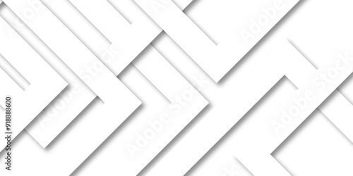 Abstract background with lines White background with diamond and triangle shapes layered in modern abstract pattern design Space design concept Suit for business, corporate, institution presentation.	