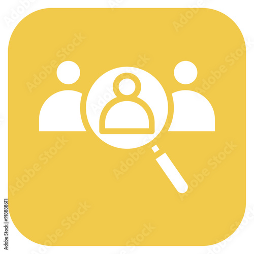 Hiring Team icon vector image. Can be used for Hiring Process.
