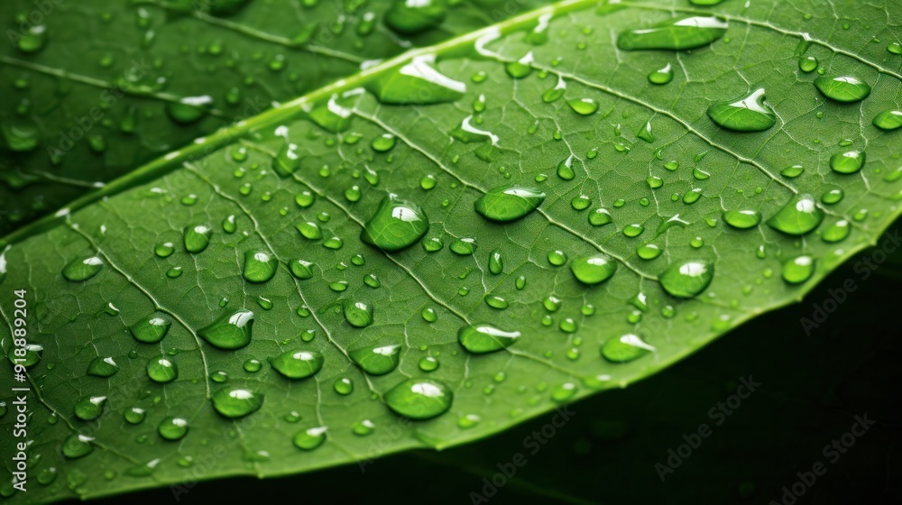 Close-up of a vibrant green leaf showing detailed textures Close-up of a vibrant green leaf showing detailed textures
