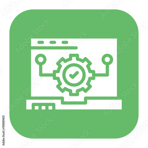 Test Verification icon vector image. Can be used for Software Testing.