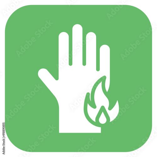 Scald icon vector image. Can be used for Skin Burns.