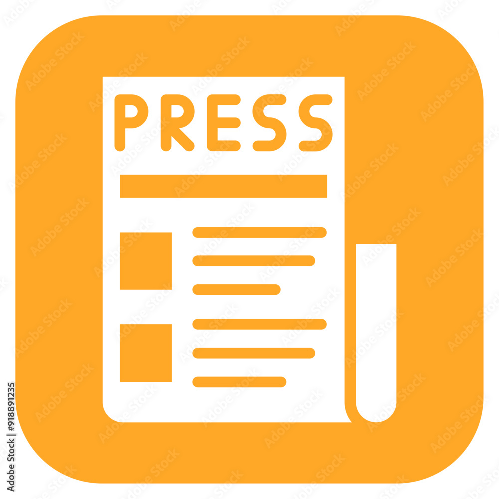 Press Release icon vector image. Can be used for Press Freedom Day. Press Release icon vector image. Can be used for Press Freedom Day.