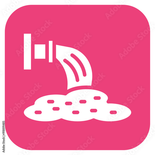 Concrete icon vector image. Can be used for Raw Metrial.