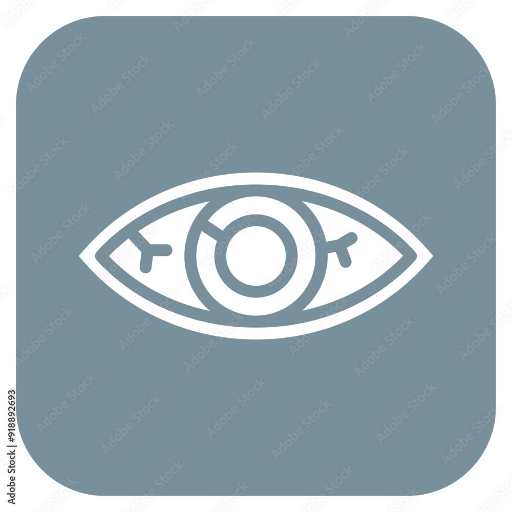 Bloodshot Eyes icon vector image. Can be used for Allergy Symptoms. Bloodshot Eyes icon vector image. Can be used for Allergy Symptoms.