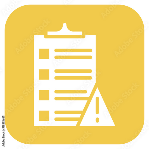 Compliance Alert icon vector image. Can be used for Compilance and Regulation.