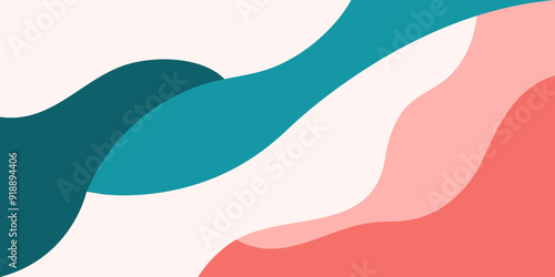 Modern colorful abstract background with dynamic wavy shapes, it can be used for advertising, marketing, presentation, business, wallpaper, vector, illustration