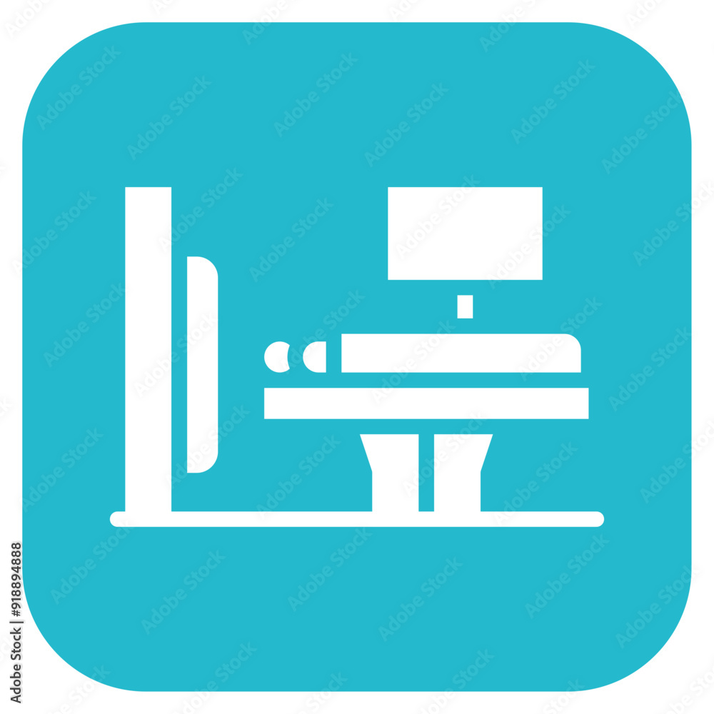 CT Scan icon vector image. Can be used for Medical Tests. CT Scan icon vector image. Can be used for Medical Tests.