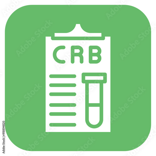 C Reactive Protein icon vector image. Can be used for Medical Tests.