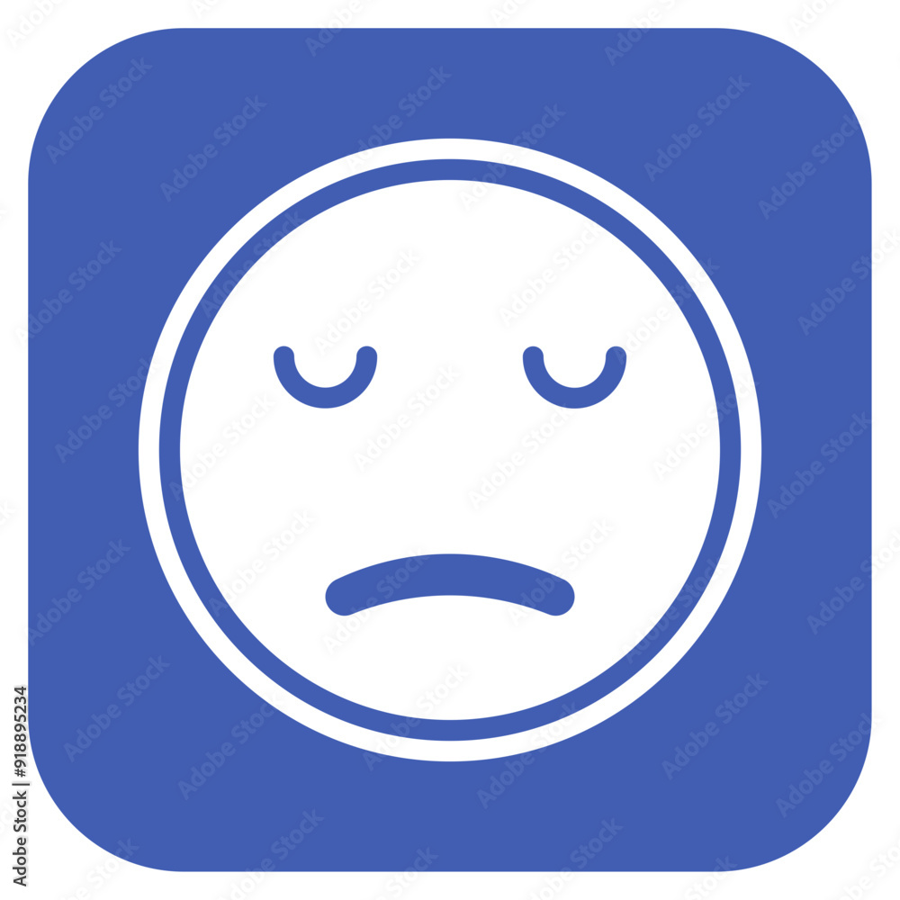 Apathetic icon vector image. Can be used for Human Emotions. Apathetic icon vector image. Can be used for Human Emotions.