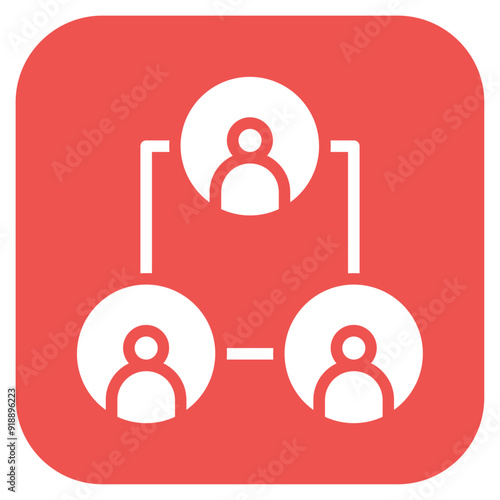 Interconnected icon vector image. Can be used for Data Science.