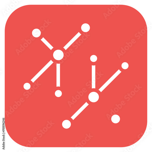 Network icon vector image. Can be used for Data Science.