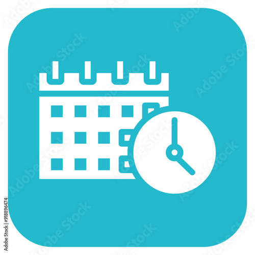 Deadline icon vector image. Can be used for Burnout.