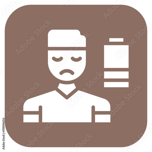 Fatigue icon vector image. Can be used for Burnout.