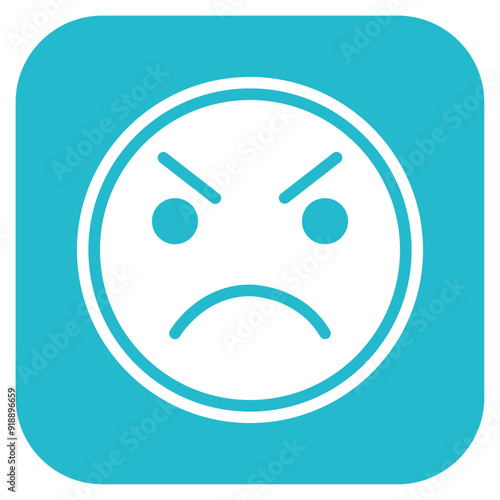 Frustration icon vector image. Can be used for Burnout.