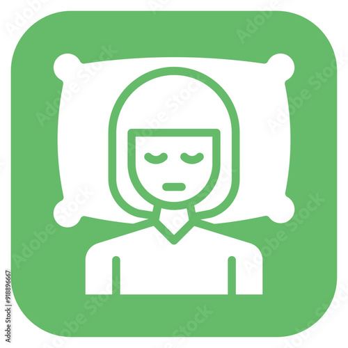 Insomnia icon vector image. Can be used for Burnout.