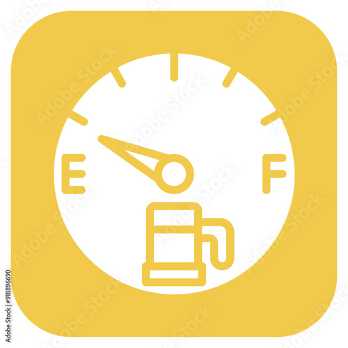 Out of Gas icon vector image. Can be used for Burnout.