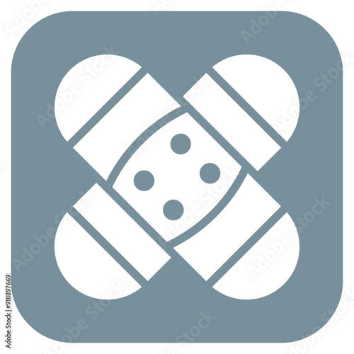Bandages icon vector image. Can be used for Plastic and Cosmetic Surgery.
