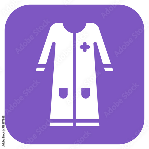 Patient Gown icon vector image. Can be used for Plastic and Cosmetic Surgery.