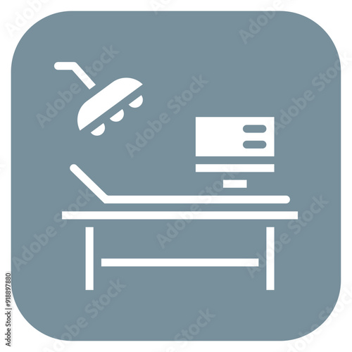 Surgery Room icon vector image. Can be used for Plastic and Cosmetic Surgery.