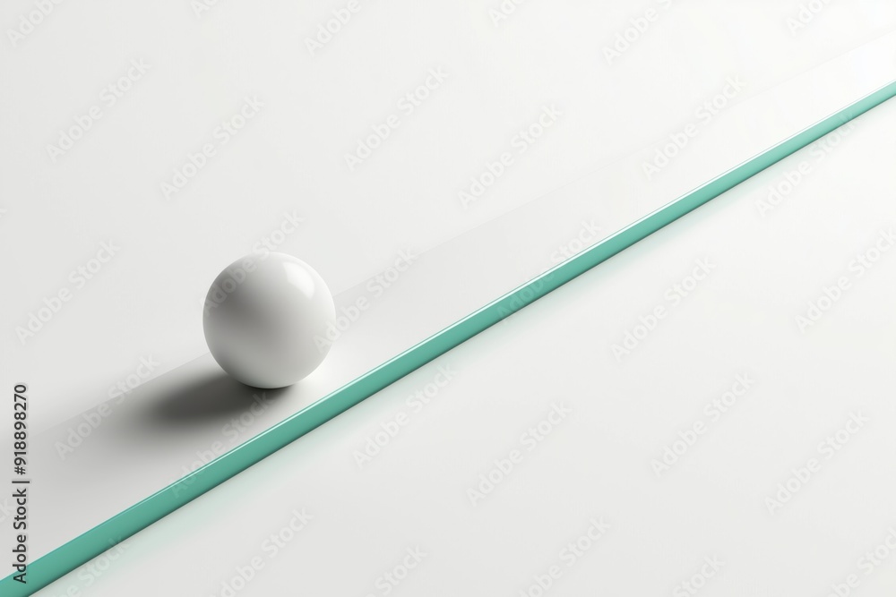 abstract background with line and white ball abstract background with line and white ball
